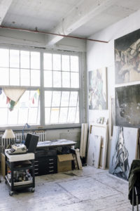 Studio Space, Industry City, studio, art, loft, windows
