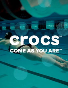 Crocs created a long from branded video campaign with Lily King as part of their 2020 Olympic advertising campaign.