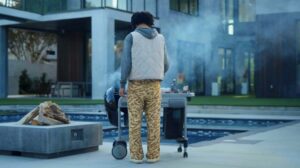Jared McCain grills outside in the latest ad for Crocs footwear as he's a fan powered ambassador in their latest influencer marketing campaign.